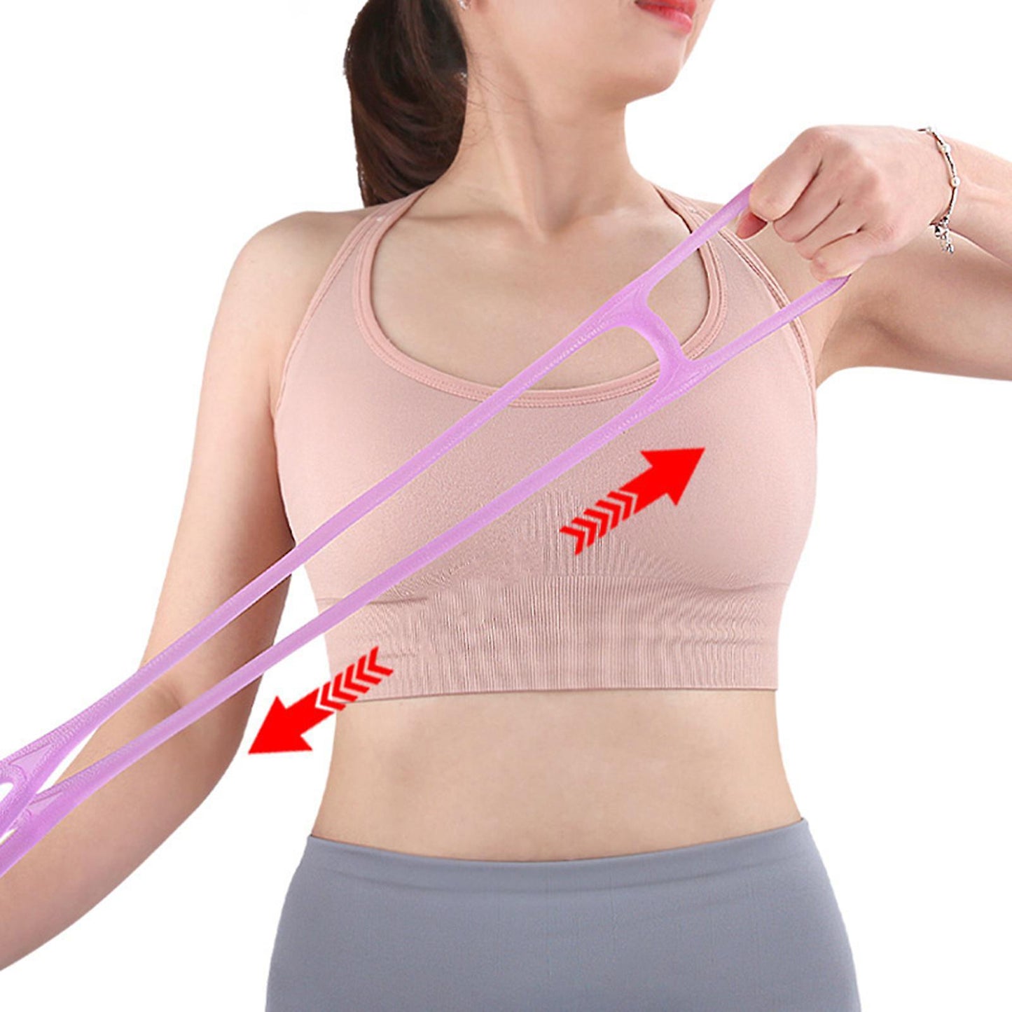 High Elastic Yoga Resistance Band for Leg & Arm Stretching