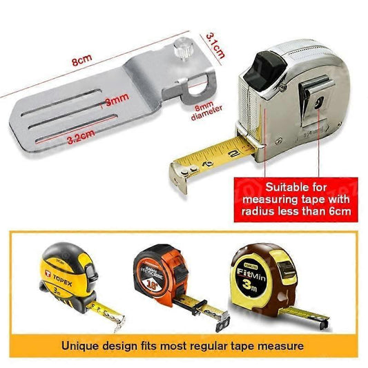 Tape Measure Positioner with Marking Aluminum Guide for Accuracy & Contour