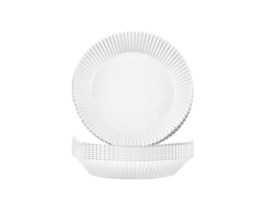 Fryer Liner Oil-proof Baking Pan Liner-White 20cm
