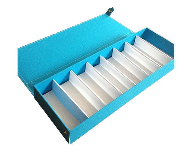 8 Grid Sunglass Glasses Storage Case Eyeglasses Display Glasswear Box Tidy Tool-Blue - Blue Hover Image