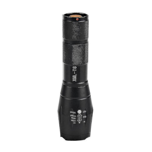 L2 Rechargeable Zoom Flashlight Telescopic LED Torch for Camping & Hiking