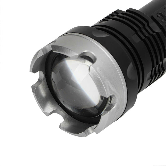 Super Bright Zoomable Flashlight USB Rechargeable Waterproof Aluminum Outdoor Torch