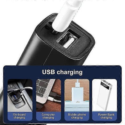 Mini USB Rechargeable Flashlight Built-in Mobile Power Emergency Pocket Torch