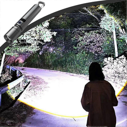 Rechargeable LED Flashlight High Brightness Emergency Torch Portable and Powerful