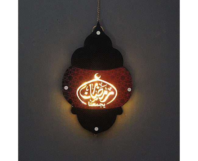 Front Door Sign LED Wooden Pendant Wall Art Decor for Home-K Main Image