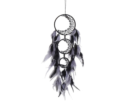 Feather Dream Catcher Home Decor-Black