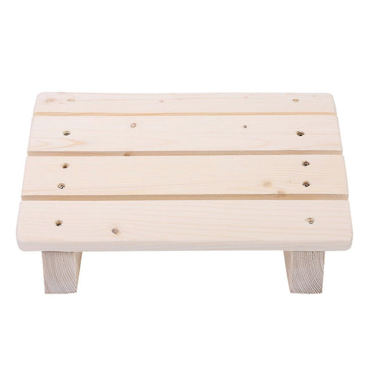 Wooden Tilted Desk/Bathroom Foot Rest Stool, 30*20*11cm