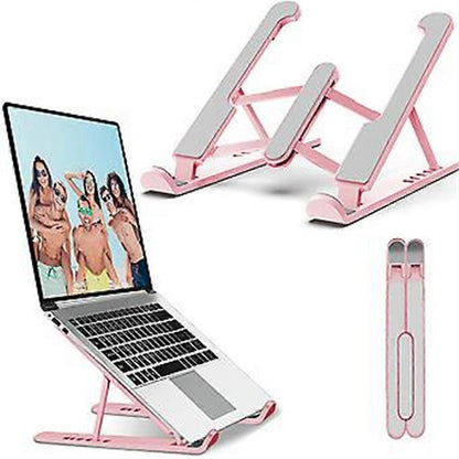 Foldable Adjustable Laptop Stand, Portable Desk Holder