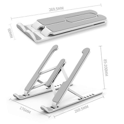 Foldable Adjustable Laptop Stand, Portable Desk Holder