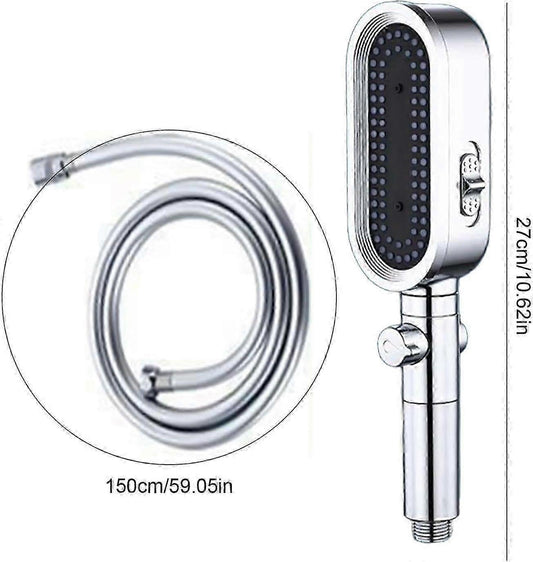 Adjustable High Pressure Shower Head Set with 1.5m Hose