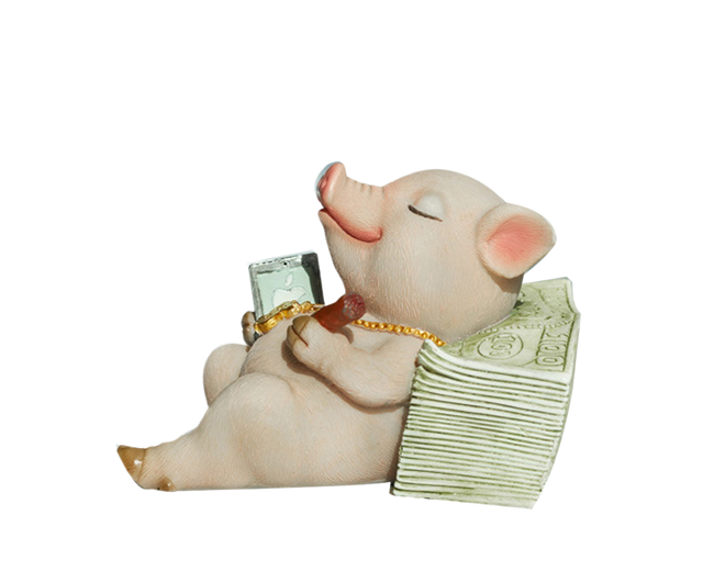 Lovely Moving Brick Reading Book Pig Ornament Home Desktop Decor Resin Craft-5# Hover Image
