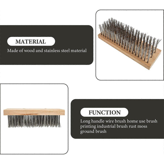 Yard Tile Cleaning Brush, Floor & Garden Moss Scrubber