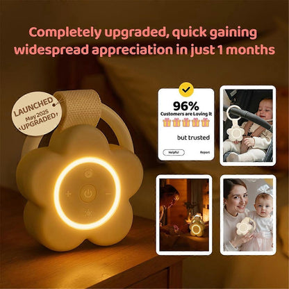 Portable Rechargeable White Noise Machine Babies Travel Sound Soother