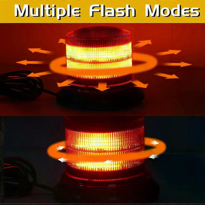 Car Roof LED Strobe Light 12-30V, Emergency Beacon for Truck Bus