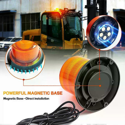 Car Roof LED Strobe Light 12-30V, Emergency Beacon for Truck Bus