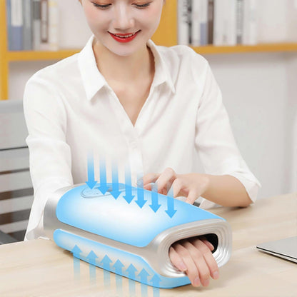 Wireless Rechargeable Hand Massager with Heat Compression