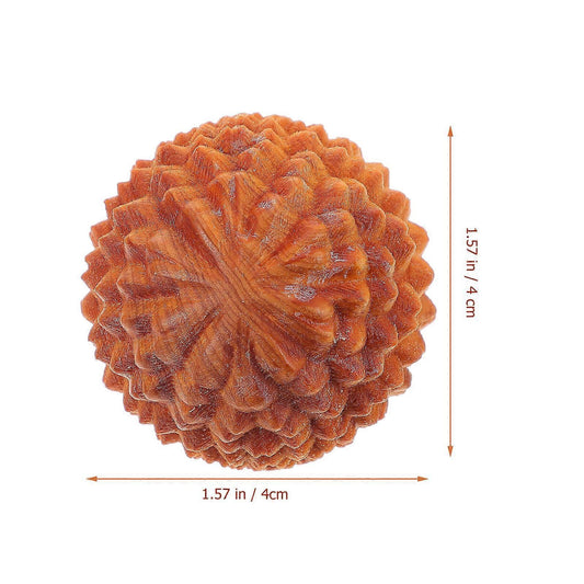 Wooden Hand Massage Balls 2PCS, Durian Shape Rolling Massager