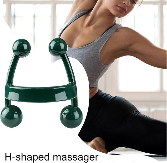 H-Shaped Hand Massager Pressure Point Tool, Portable Massage Device
