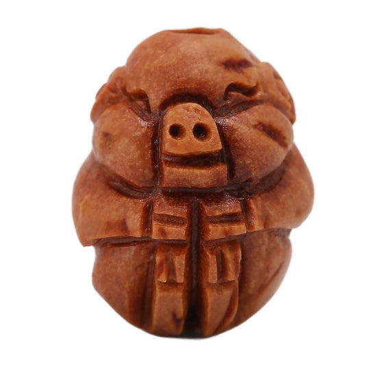 Wood Pig Hand Massager Ball, Stress Relief Exercise Tool