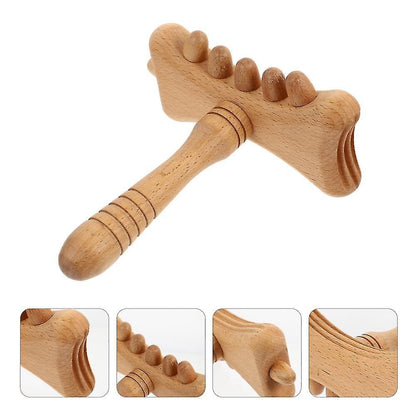 Wooden Multi-Function Guasha Stick, Practical Body Massage Tool