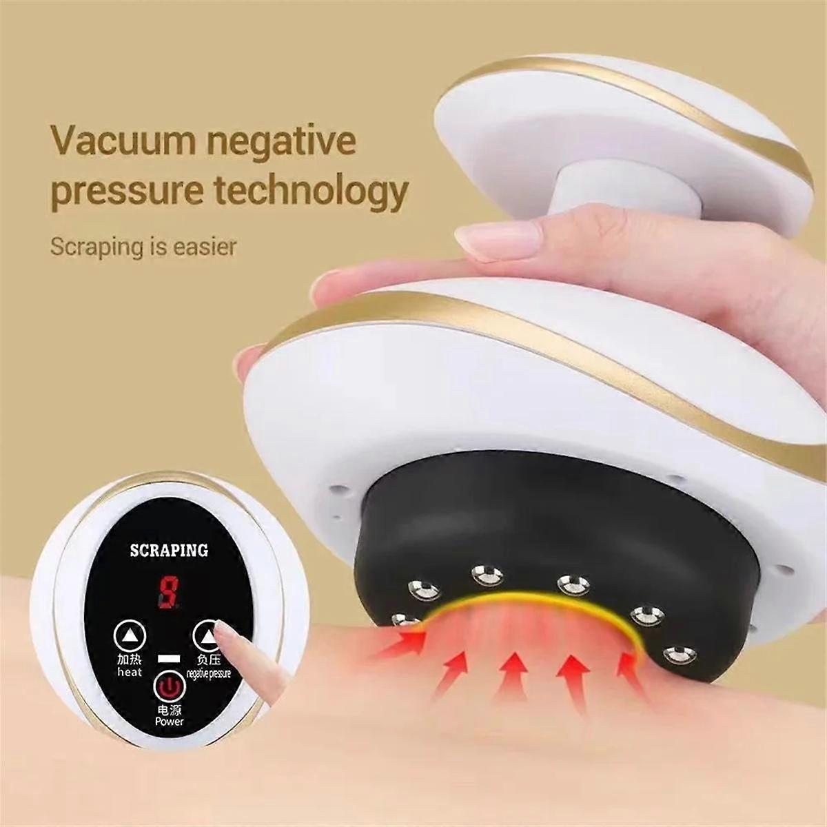 Home Electric Guasha Scraping & Cupping Massager, Vacuum Suction Heating Body Tool