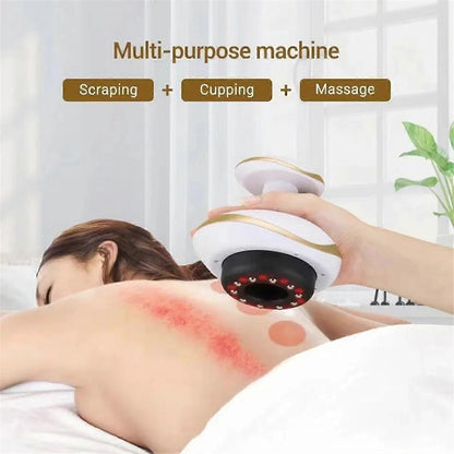 Home Electric Guasha Scraping & Cupping Massager, Vacuum Suction Heating Body Tool