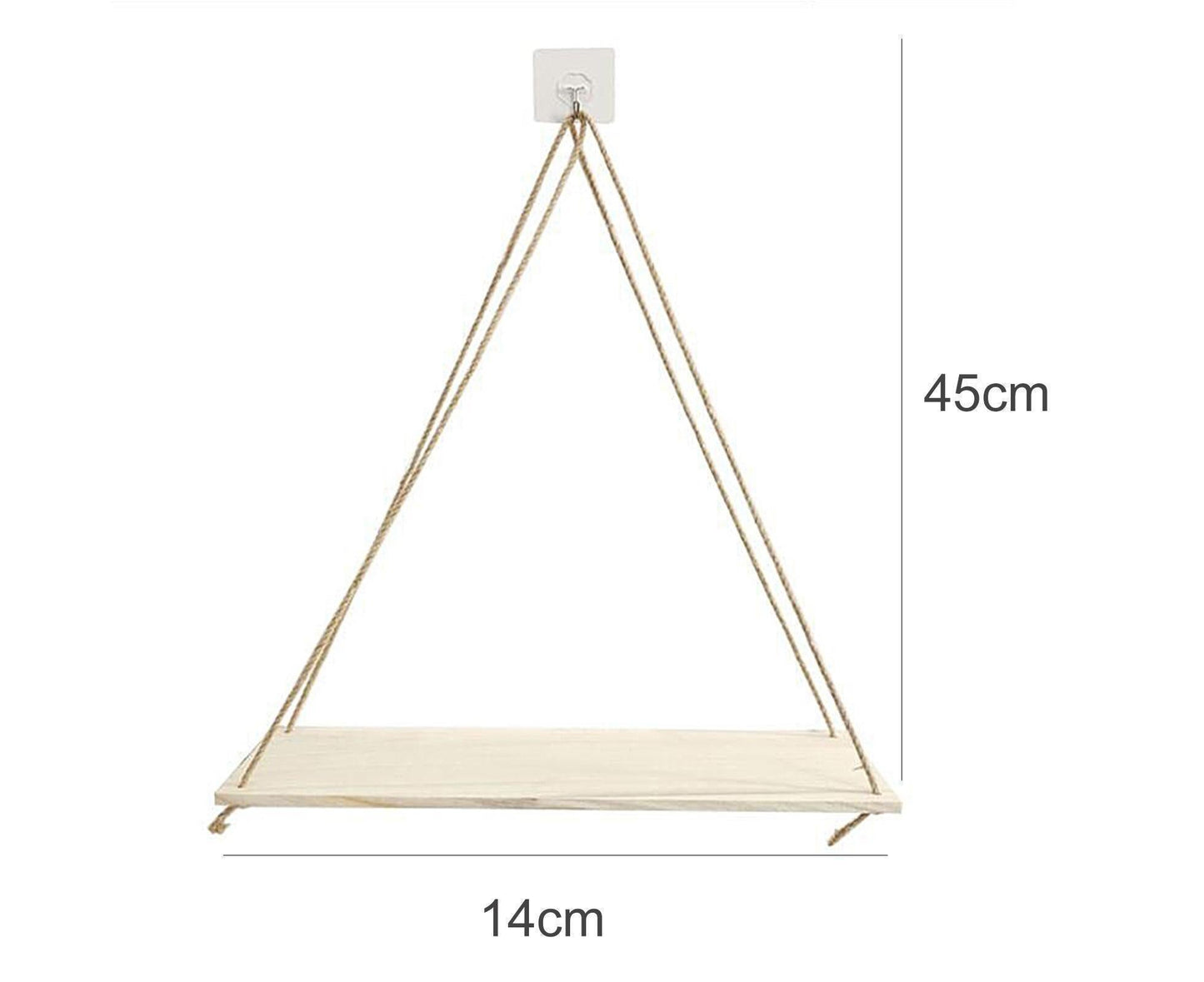 Home Plant Bonsai Photos Frame Wood Window Wall Hanging Shelves Storage Rack- S