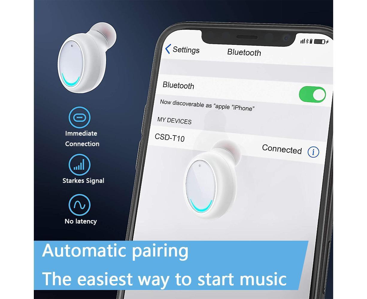Wireless Earbuds Bluetooth Wireless Headphones Waterproof Earphones