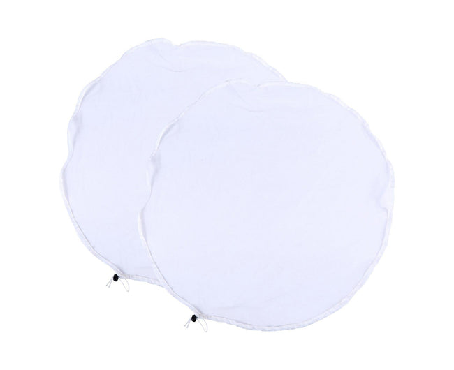 2Pcs Mesh Rain Barrel Cover - White Hover Image