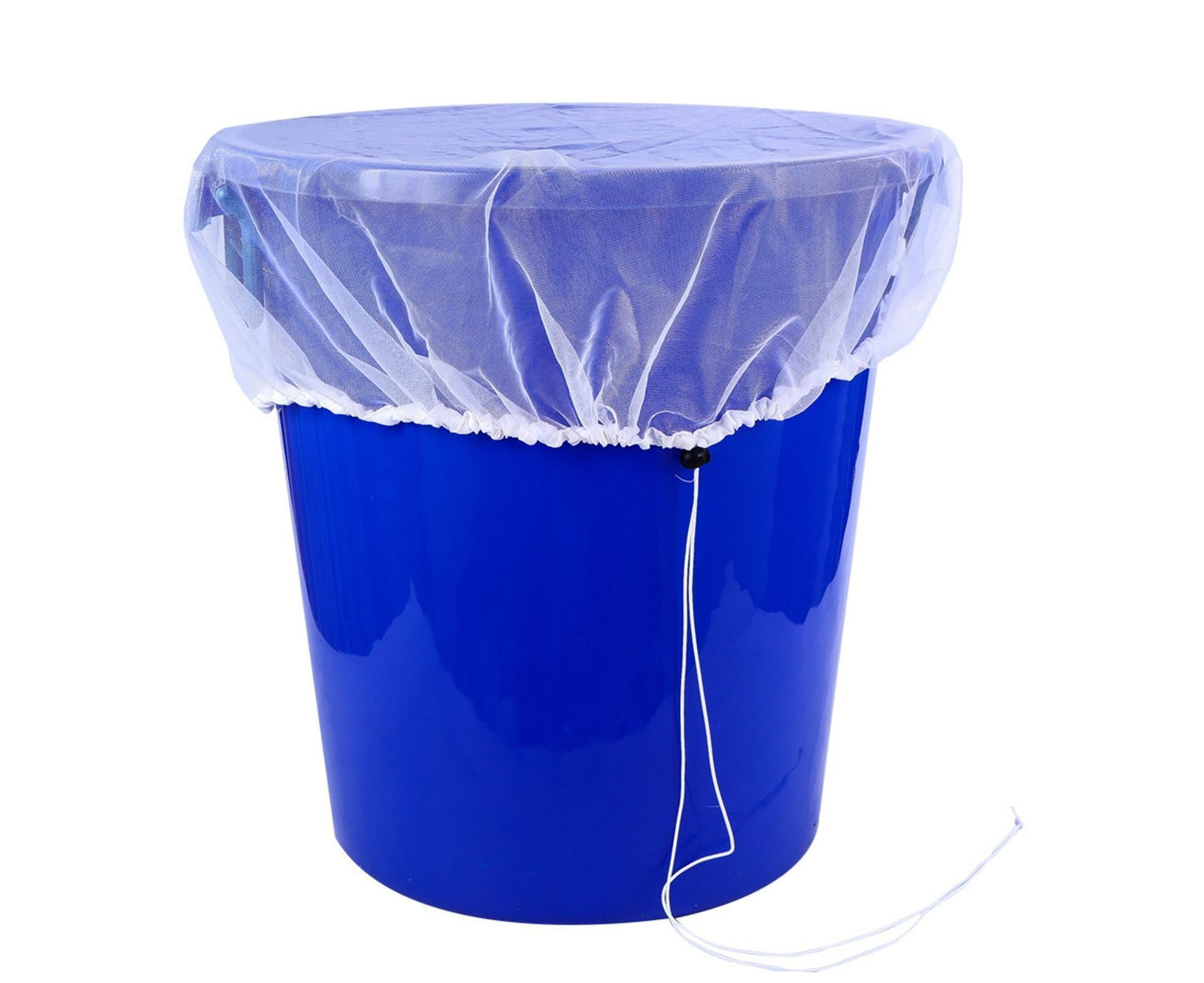 2Pcs Mesh Rain Barrel Cover - White