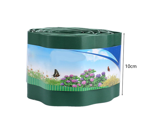Garden Fence Wavy Design Edging Border - 10cm Main Image