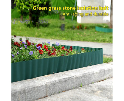 Garden Fence Wavy Design Edging Border - 10cm