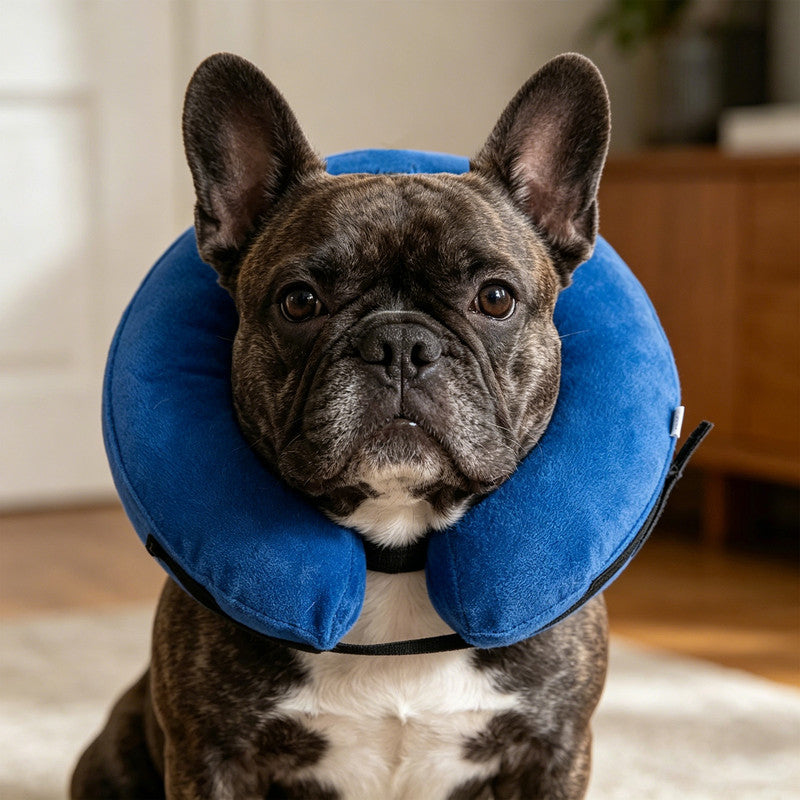 Inflatable Dog Cone Collar Alternative, Soft Dog Cone for Small Medium Large Dogs and Cats, Neck Recovery ECollar After Surgery,XL