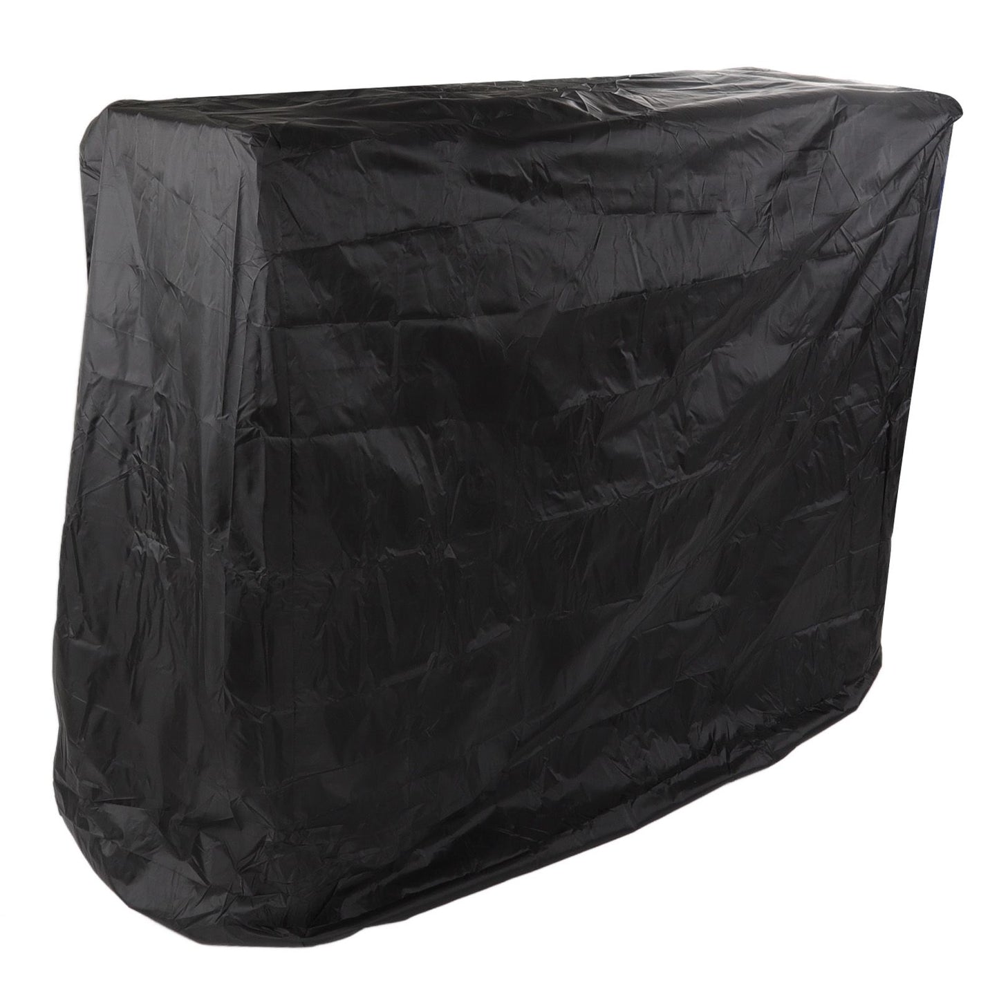 Ping Pong Table Dust Cover 190 Silver Coating Waterproof Table Tennis Cover for Outdoor Courtyard Drawstring Style 155x75x144cm / 61.0x29.5x56.7in Black