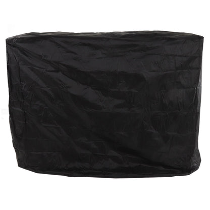 Ping Pong Table Dust Cover 190 Silver Coating Waterproof Table Tennis Cover for Outdoor Courtyard Drawstring Style 155x75x144cm / 61.0x29.5x56.7in Black