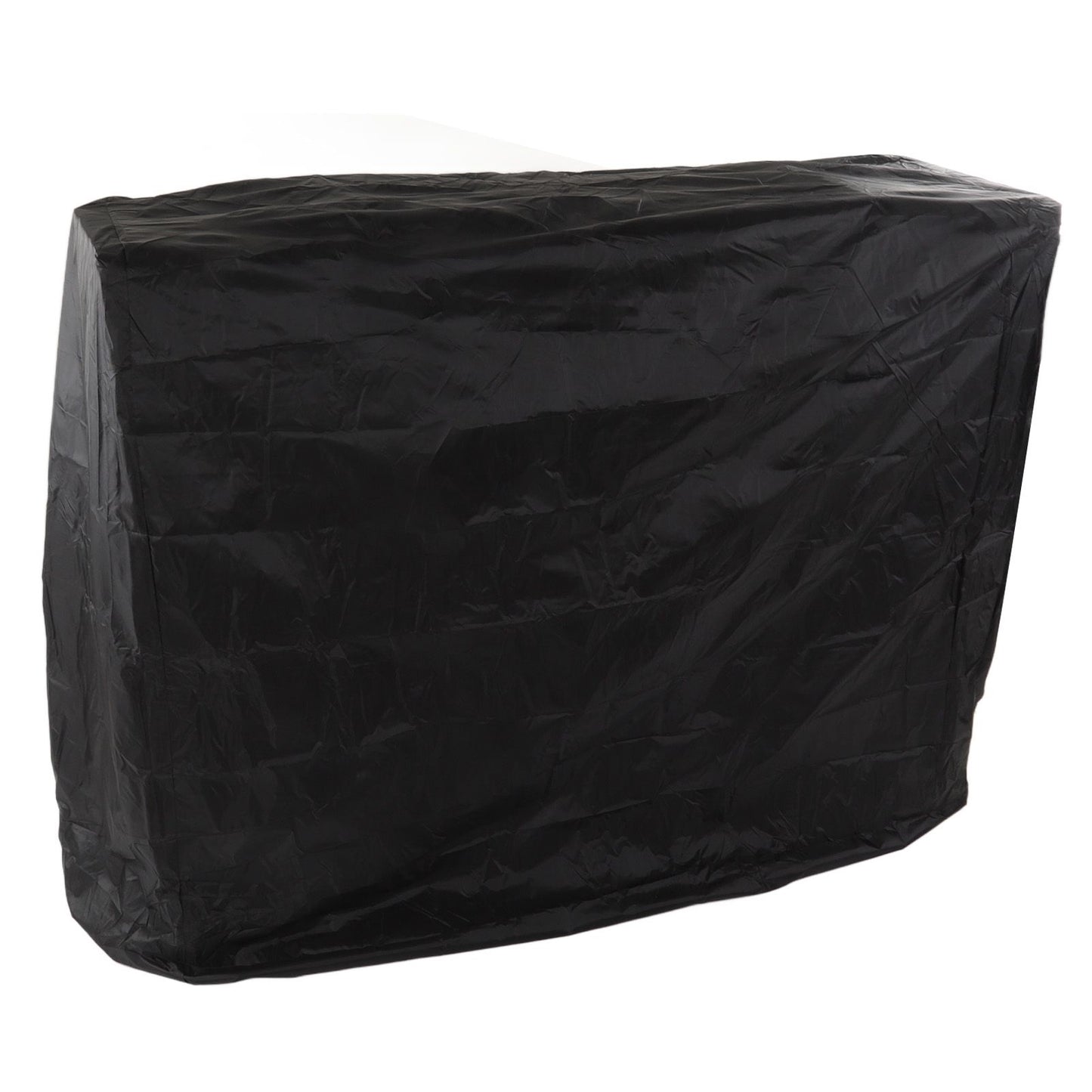 Ping Pong Table Dust Cover 190 Silver Coating Waterproof Table Tennis Cover for Outdoor Courtyard Drawstring Style 155x75x144cm / 61.0x29.5x56.7in Black