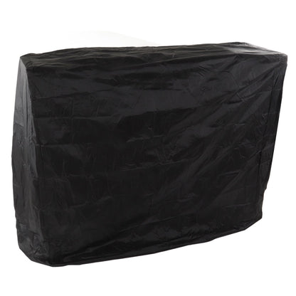 Ping Pong Table Dust Cover 190 Silver Coating Waterproof Table Tennis Cover for Outdoor Courtyard Drawstring Style 155x75x144cm / 61.0x29.5x56.7in Black