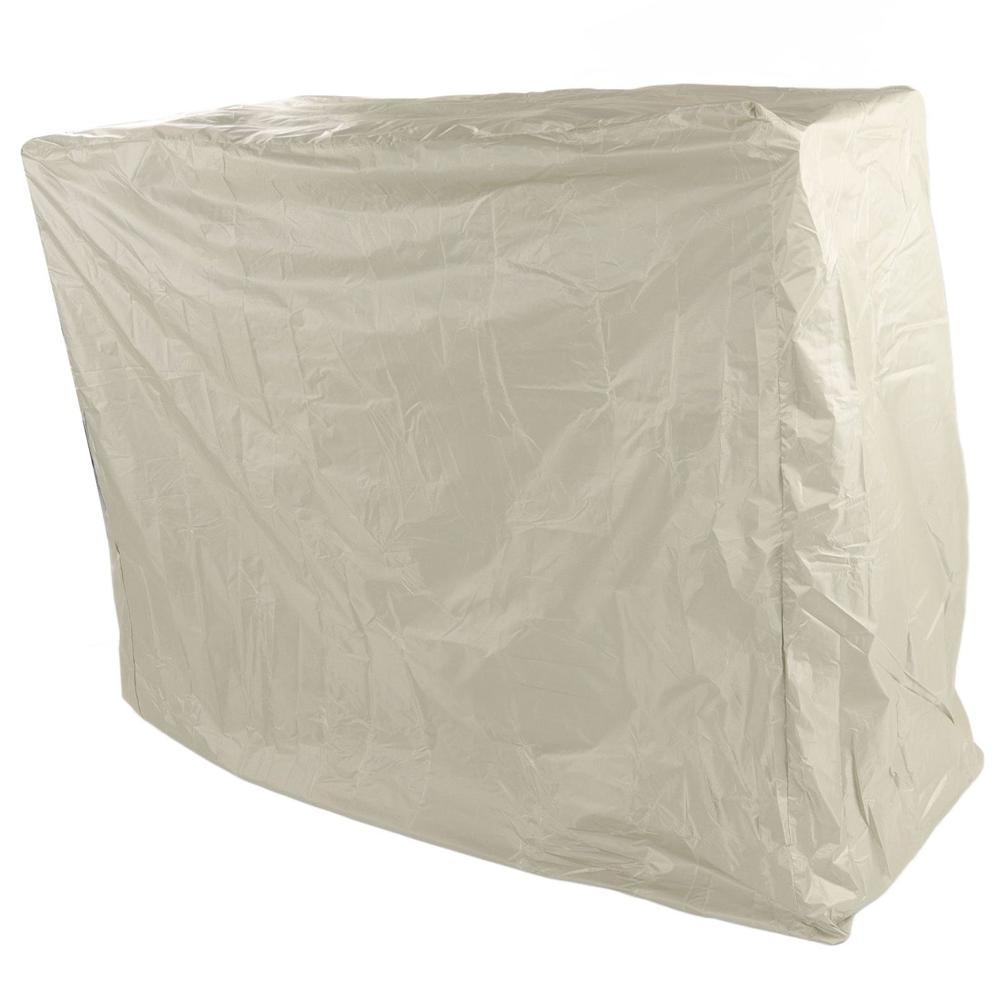 Ping Pong Table Dust Cover 190 Silver Coating Waterproof Table Tennis Cover for Outdoor Courtyard Drawstring Style 155x75x144cm / 61.0x29.5x56.7in Beige