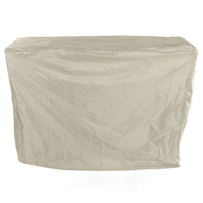 Ping Pong Table Dust Cover 190 Silver Coating Waterproof Table Tennis Cover for Outdoor Courtyard Drawstring Style 155x75x144cm / 61.0x29.5x56.7in Beige
