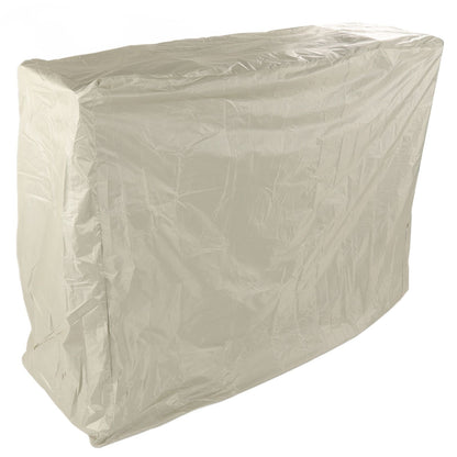 Ping Pong Table Dust Cover 190 Silver Coating Waterproof Table Tennis Cover for Outdoor Courtyard Drawstring Style 155x75x144cm / 61.0x29.5x56.7in Beige