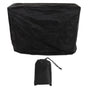 Ping Pong Table Dust Cover 190 Silver Coating Waterproof Table Tennis Cover for Outdoor Courtyard Drawstring Style 155x75x150cm / 61.0x29.5x59.1in Black