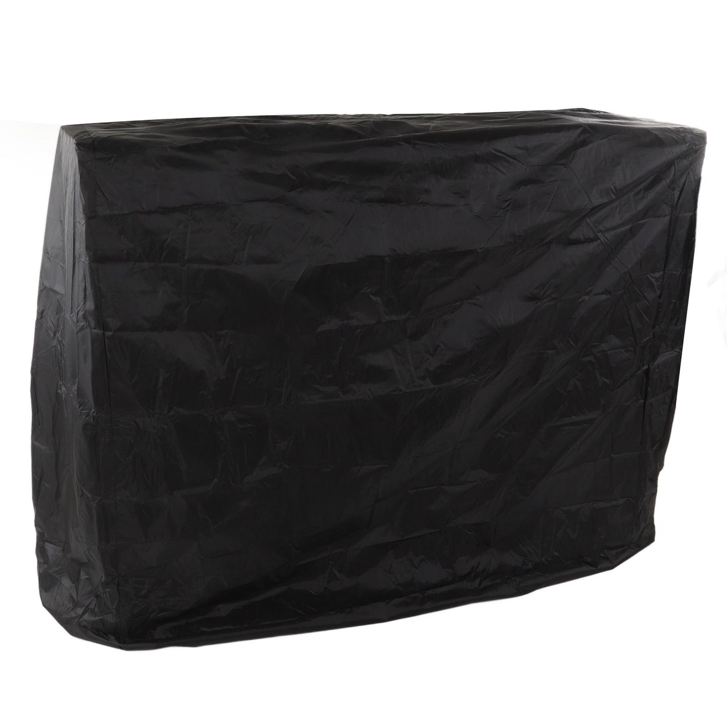 Ping Pong Table Dust Cover 190 Silver Coating Waterproof Table Tennis Cover for Outdoor Courtyard Drawstring Style 155x75x150cm / 61.0x29.5x59.1in Black