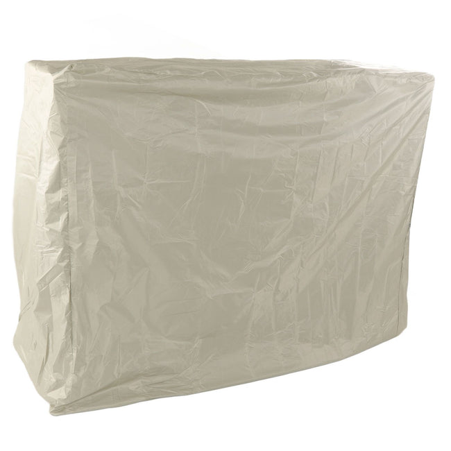 Ping Pong Table Dust Cover 190 Silver Coating Waterproof Table Tennis Cover for Outdoor Courtyard Drawstring Style 155x75x150cm / 61.0x29.5x59.1in Beige Main Image