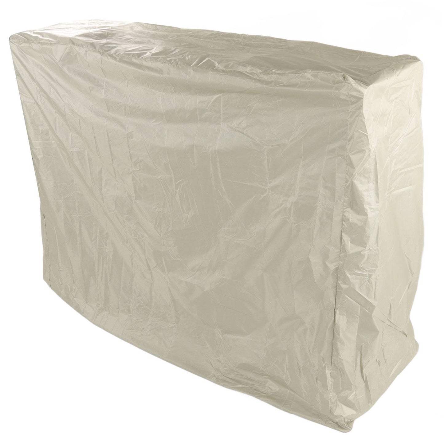 Ping Pong Table Dust Cover 190 Silver Coating Waterproof Table Tennis Cover for Outdoor Courtyard Drawstring Style 155x75x150cm / 61.0x29.5x59.1in Beige