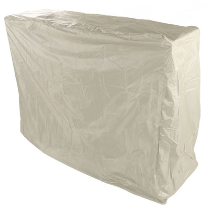 Ping Pong Table Dust Cover 190 Silver Coating Waterproof Table Tennis Cover for Outdoor Courtyard Drawstring Style 155x75x150cm / 61.0x29.5x59.1in Beige