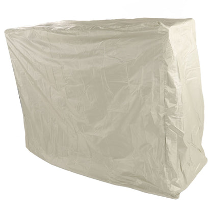 Ping Pong Table Dust Cover 190 Silver Coating Waterproof Table Tennis Cover for Outdoor Courtyard Drawstring Style 155x75x150cm / 61.0x29.5x59.1in Beige