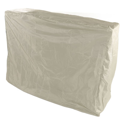 Ping Pong Table Dust Cover 190 Silver Coating Waterproof Table Tennis Cover for Outdoor Courtyard Drawstring Style 155x75x150cm / 61.0x29.5x59.1in Beige
