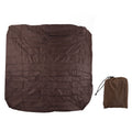 Outdoor Bathtub Dust Cover 190 Silver Coated Polyester Taffeta Waterproof Hot Spring Cover Quadrate Spa Bath Rainproof Cover 210x210x30cm Brown