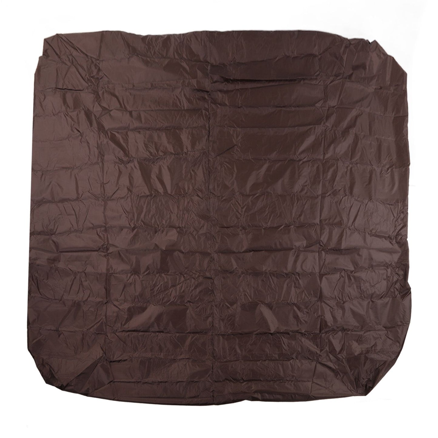 Outdoor Bathtub Dust Cover 190 Silver Coated Polyester Taffeta Waterproof Hot Spring Cover Quadrate Spa Bath Rainproof Cover 210x210x30cm Brown