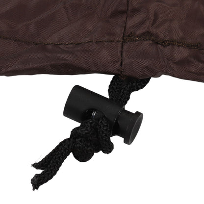 Outdoor Bathtub Dust Cover 190 Silver Coated Polyester Taffeta Waterproof Hot Spring Cover Quadrate Spa Bath Rainproof Cover 210x210x30cm Brown